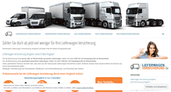 Desktop Screenshot of lieferwagen-versicherung.de