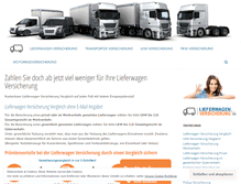 Tablet Screenshot of lieferwagen-versicherung.de